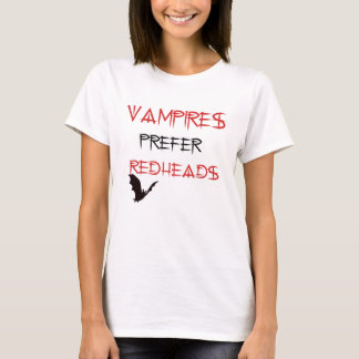 vamoires orefer redhead t-shirt