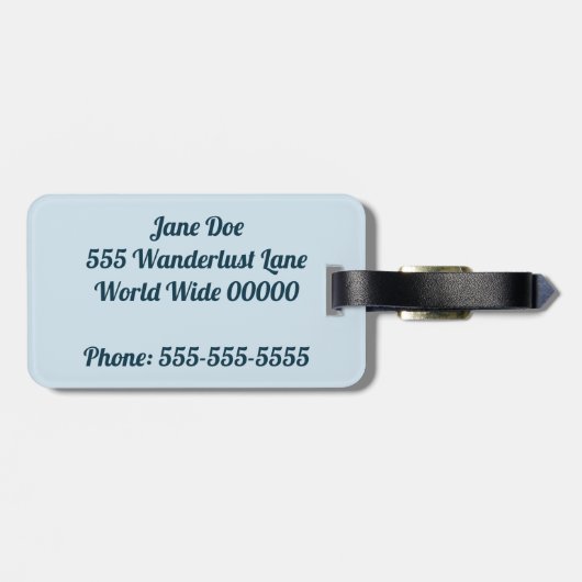 Vamonos Bagage Label (Achterkant horizontaal)