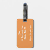 Vamonos Bagagelabel (Achterkant verticaal)