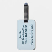 Vamonos Bagagelabel (Achterkant verticaal)