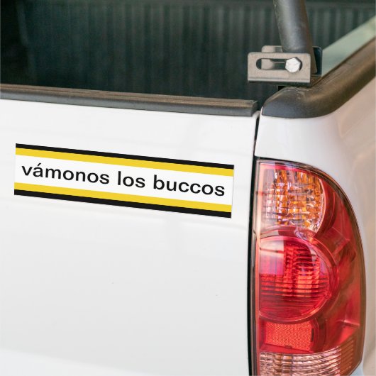 vámonos los buccos automobíl sticker (Op Truck)