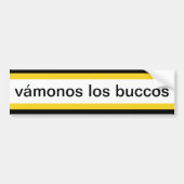 vámonos los buccos automobíl sticker (Voorkant)