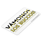 VAMONOS Los Buccos. Magneet! met winkeladres XL Magneet (Linkerzijde)