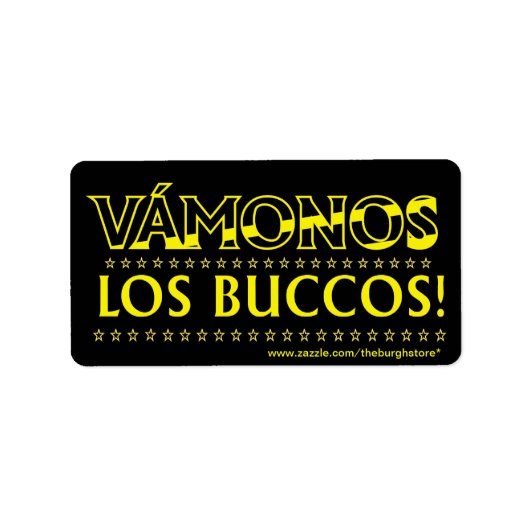 Vamonos Los Buccos Stickers (Voorkant)