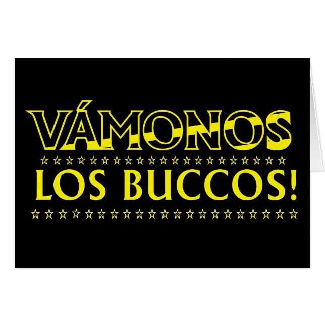VÁMONOS LOS BUCCOS! Tarjeta (Voorkant Horizontaal)