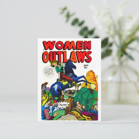 Vamoose, Hombre. Briefkaart (Staand voorkant)