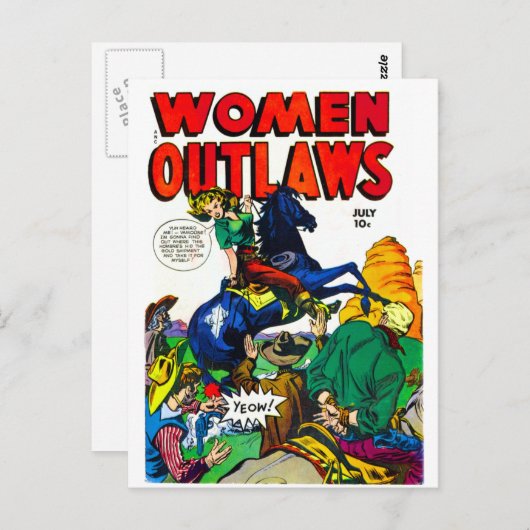 Vamoose, Hombre. Briefkaart (Voorkant / Achterkant)