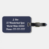 Vamos A La Playa Bagagelabel (Achterkant horizontaal)