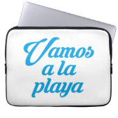 VAMOS A LA PLAYA LAPTOP SLEEVE (Voorkant)