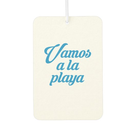 VAMOS A LA PLAYA LUCHTVERFRISSER (Voorkant)