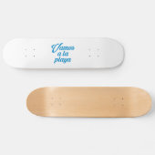 VAMOS A LA PLAYA PERSOONLIJK SKATEBOARD (Horizontaal)