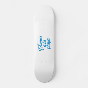 VAMOS A LA PLAYA PERSOONLIJK SKATEBOARD