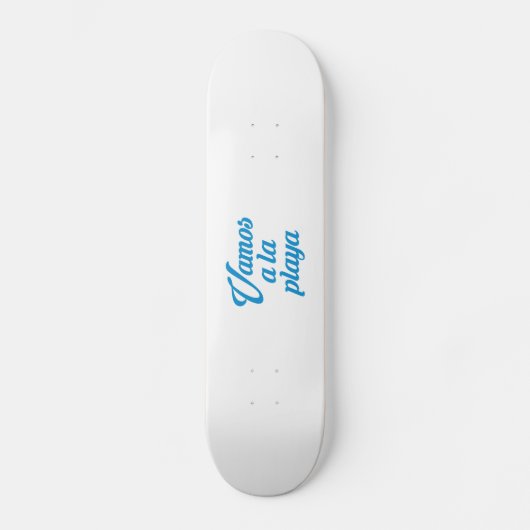 VAMOS A LA PLAYA PERSOONLIJK SKATEBOARD (Voorkant)
