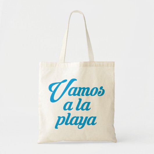 VAMOS A LA PLAYA TOTE BAG (Voorkant)