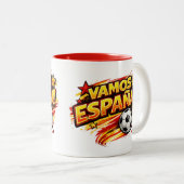 VAMOS ESPANA Mok | Patriotisch Spanje Voetbal (Voorkant rechts)