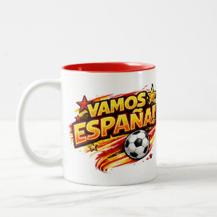 VAMOS ESPANA Mok Patriotisch Spanje Voetbal