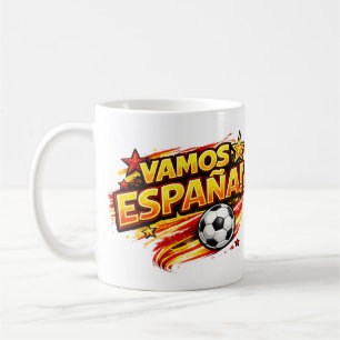 VAMOS ESPANA Mok   Patriotisch Spanje Voetbal