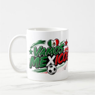 VAMOS MEXICO! Fan  Mexicaanse trots voetb Koffiemok