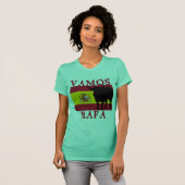 Vamos Rafa met vlag van Spanje T-shirt (Voorkant volledig)