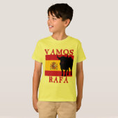 Vamos Rafa met vlag van Spanje T-shirt (Voorkant volledig)