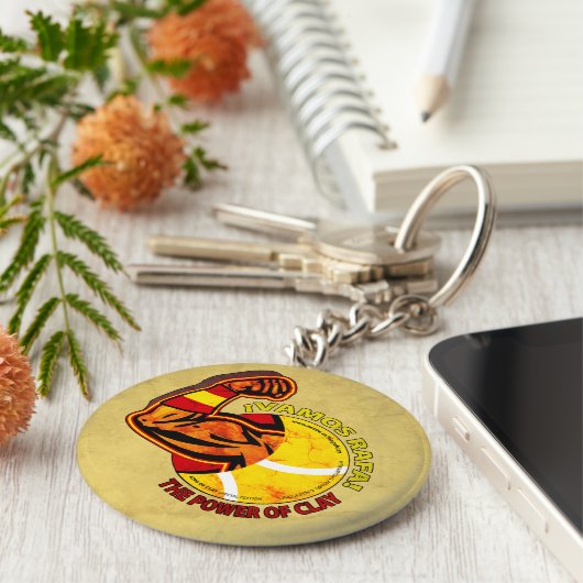 Vamos Rafa. Sleutelhanger (Zijkant)