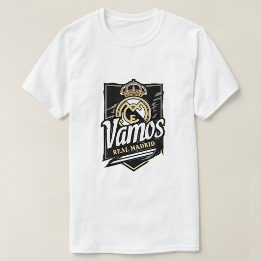 vamos real Madrid T-shirt (Design voorkant)