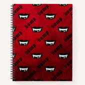Vamp Gothic Red Notitieboek (Voorkant)