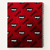 Vamp Gothic Red Notitieboek (Achterkant)