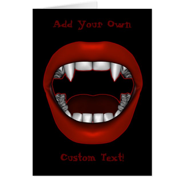 Vamp Mouth Kaart (Voorkant)