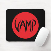 Vamp Text (Red/Black) versie Muismat (Met muis)
