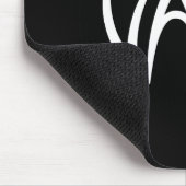 Vamp Text (zwart/wit) Versie Muismat (Hoek)