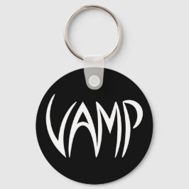 Vamp Text (zwart/wit) Versie Sleutelhanger