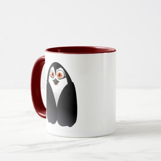 Vampenguin - Cute Vampire Penguin Mok (Voorkant links)