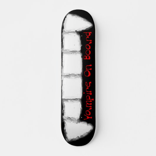 Vampier aan boord persoonlijk skateboard (Voorkant)