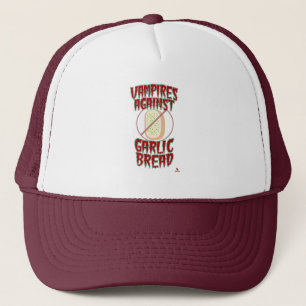 Vampier Anti Knoflook Brood Halloween Humor Trucker Pet