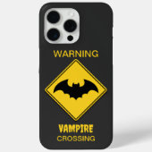 Vampier Bat Waarschuwing Halloween Case-Mate iPhone Case (Achterkant)