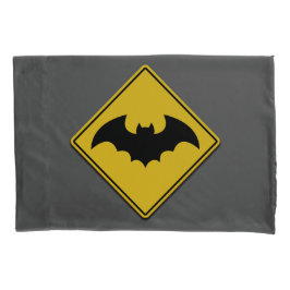 Vampier Bat Waarschuwing Halloween Kussensloop