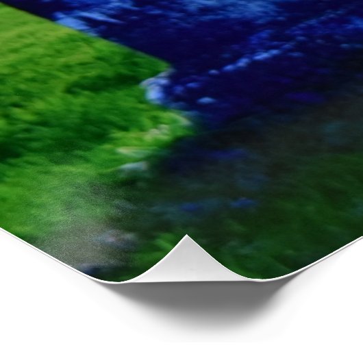 Vampier bezoekt begraafplaats perfect poster (Hoek)