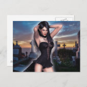 Vampier Briefkaart (Voorkant / Achterkant)