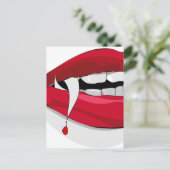 vampier briefkaart (Staand voorkant)