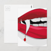 vampier briefkaart (Voorkant / Achterkant)