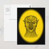 Vampier Briefkaart (Voorkant / Achterkant)