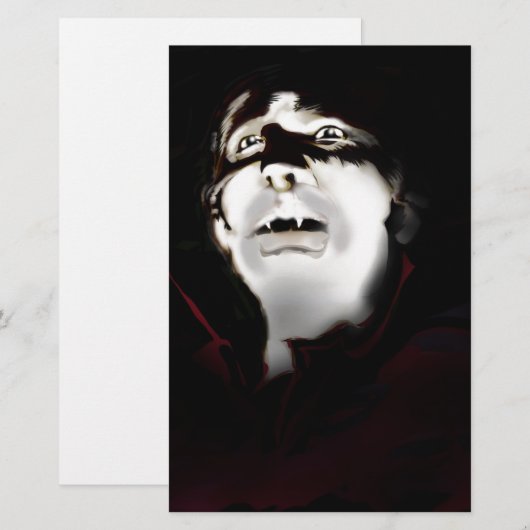 Vampier Briefpapier (Voorkant / Achterkant)