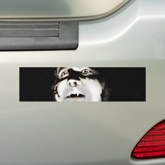 Vampier Bumpersticker (Op auto)