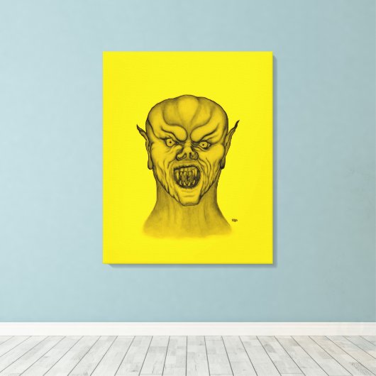 Vampier Canvas Afdruk (Insitu (Houten vloer))