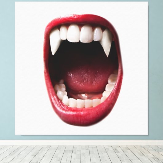 Vampier Canvas Afdruk (Insitu (Houten vloer))