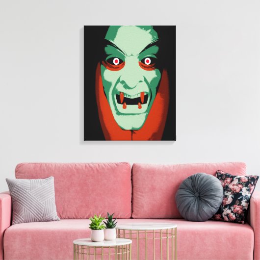 Vampier Canvas Afdruk (Insitu (Woonkamer))