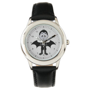 Vampier cartoon horloge