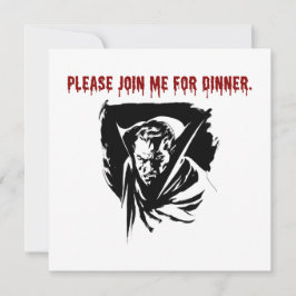 Vampier diner uitnodiging