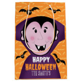 Vampier Dracula vleermuizen Kinder Schattigee Happ Medium Cadeauzakje (Voorkant)